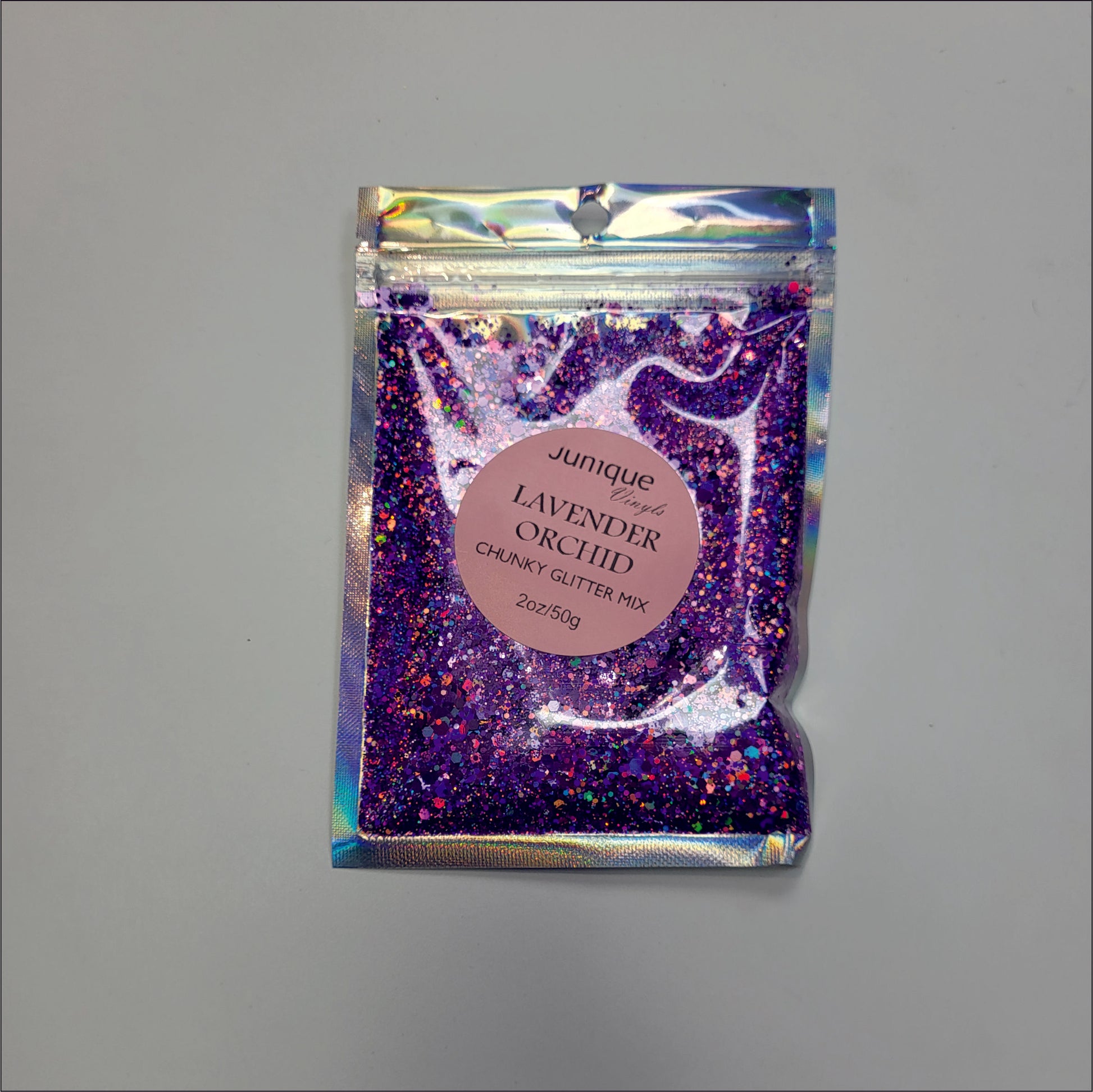 Lavender  Orchid - Holo Chunky Glitter Mix image 1