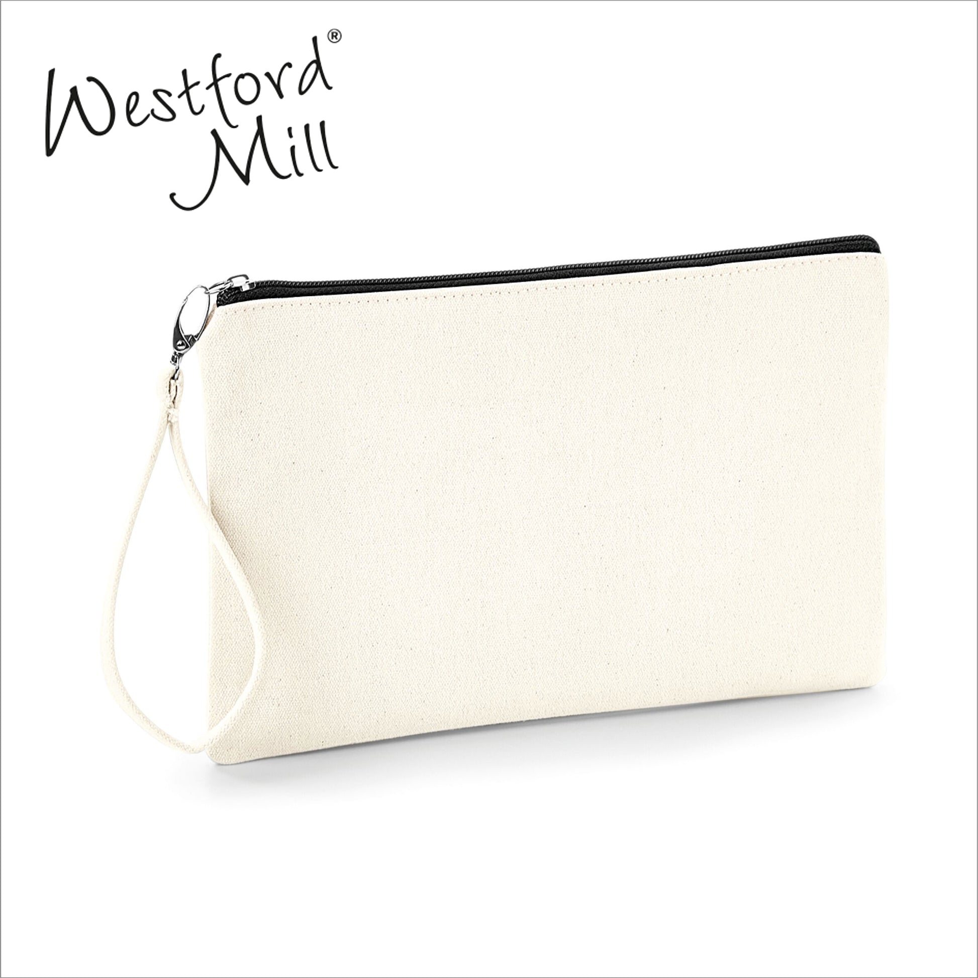 Westford Mill Canvas Wristlet Black/Natural image 0