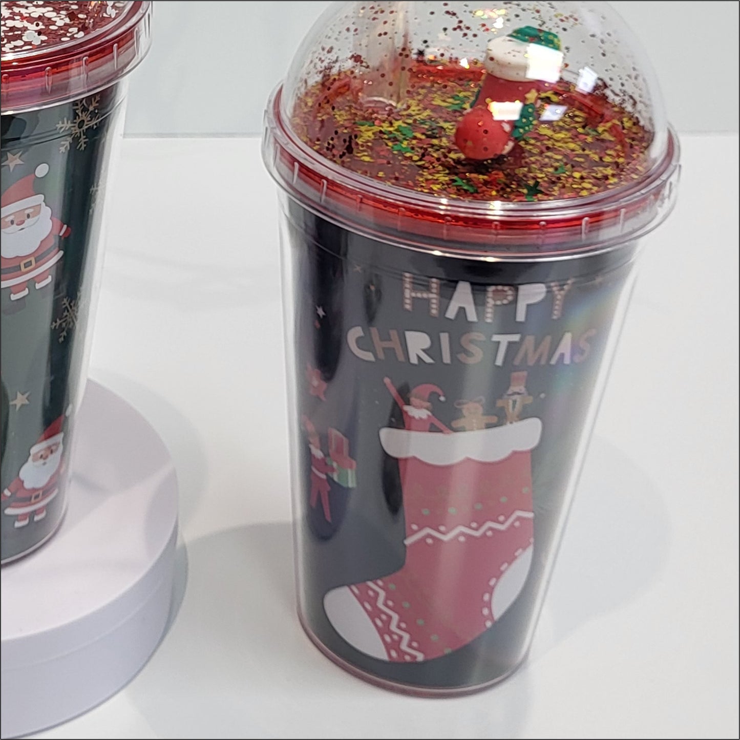 Christmas Dome Stocking Cup DW image 1