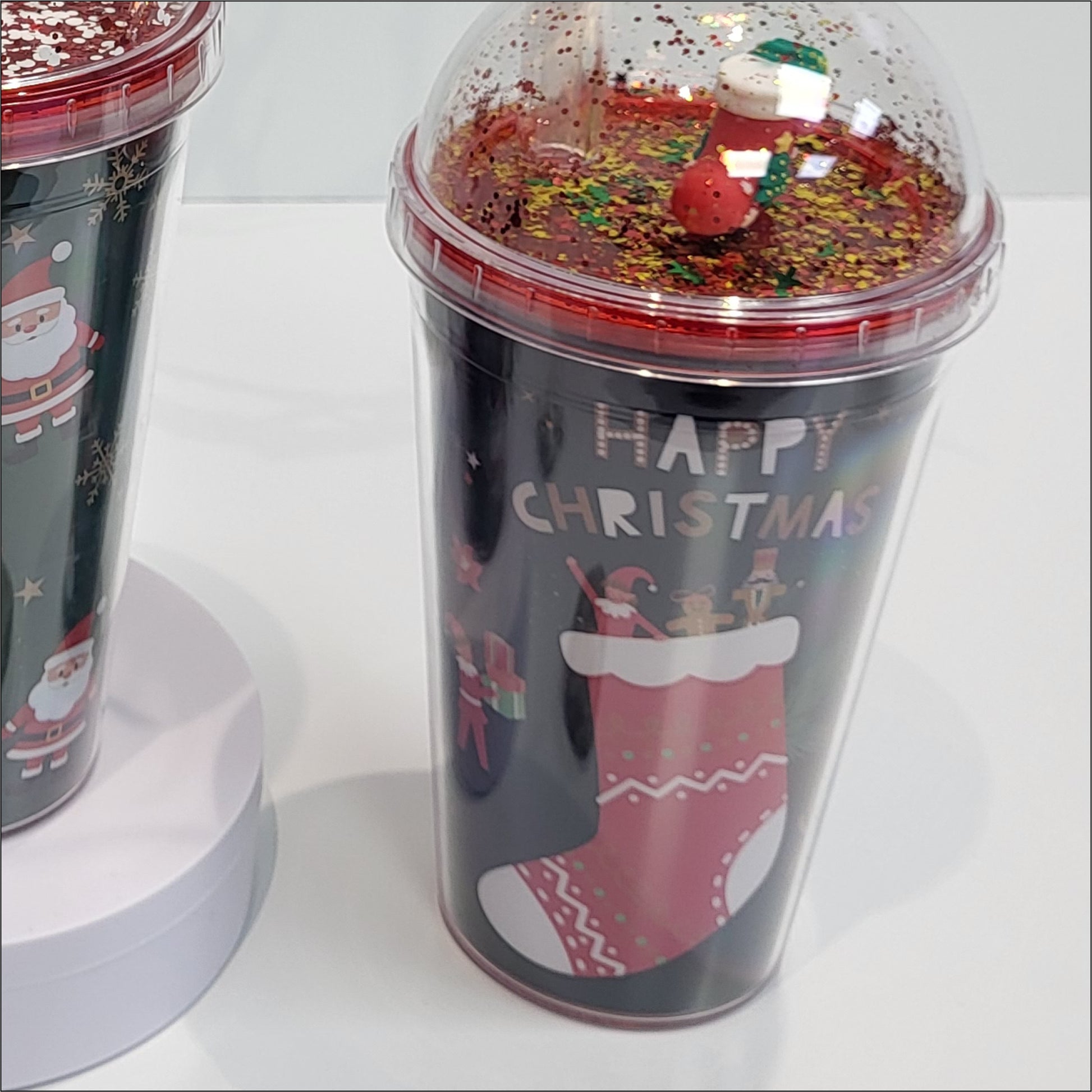 Christmas Dome Stocking Cup DW image 1