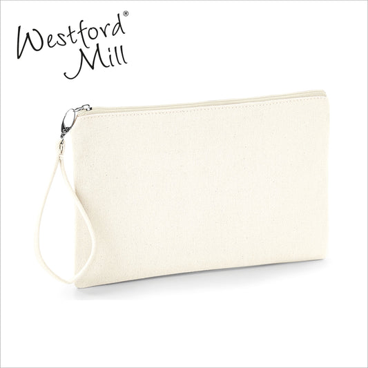 Westford Mill Canvas Wristlet Natural image 0