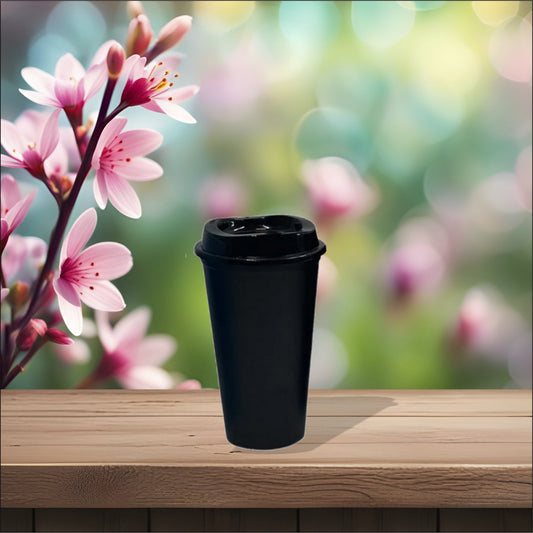 Black 16oz Hot Cups