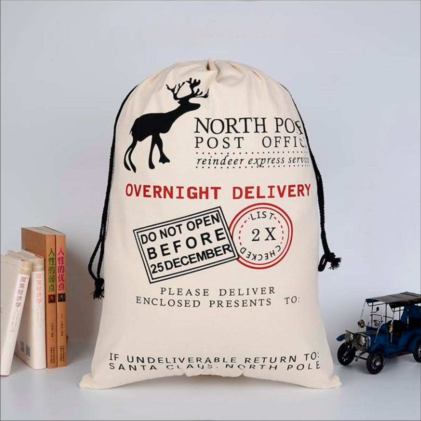 North Pole Rudolph Sack