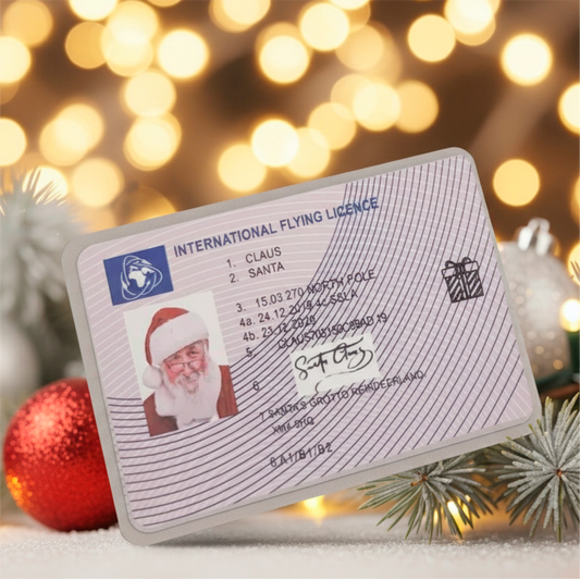 Santa Flying License