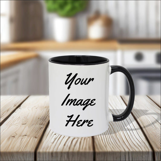 Sublimation Black Inner 11oz Mugs