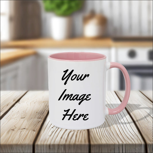 Sublimation Pink Inner 11oz Mugs