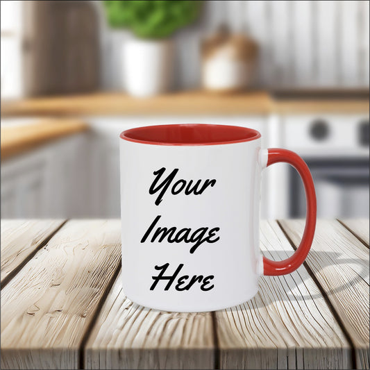 Sublimation Red Inner 11oz Mugs