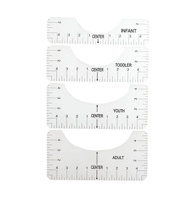 HTV Tshirt measure guides