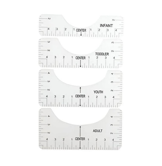 HTV Tshirt measure guides